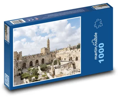 Obrázok produktu pre Puzzle 1000 Historická pevnosť v Jeruzaleme - martinpuzzle
