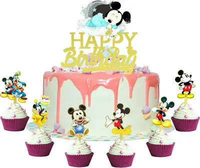 Obrázek produktu pro Zápich do dortu Mickey 7ks - Cakesicq