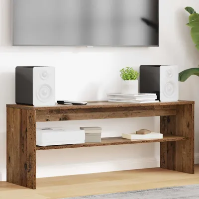 Obrázok produktu pre Maison Exclusive – TV skrinka, rozmer 100 x 30 x 40 cm, materiál: drevotrieska s povrchovou úpravou imitujúcou staré drevo