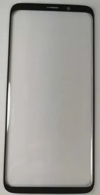 Produktbild von Frontscheibe für Samsung Galaxy S9+ G965 mit OCA, Farbe:Schwarz