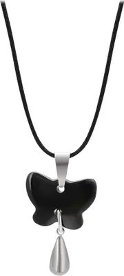 Produktbild von joella damen halskette - schwarz, one size