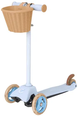 Produktbild von EVO Adjustable Tricycle Kinderroller mit Korb Mini Cruiser mit Korb Blau