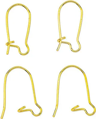Produktbild von Ohrhaken einfach gold 10 Stück