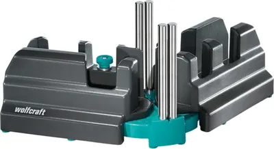 Produktbild von wolfcraft GmbH 1 Schmiege und Schneidlade, 85 - 180°, Schwarz, Blau, 3 cm, Europa