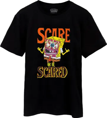 Obrázek produktu pro SpongeBob SquarePants - Pánské tričko "Scare Or Be Scared" NS7758 (L) (Black)