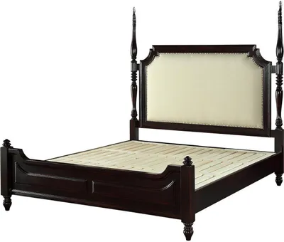 Produktbild von Bett Polster Landhaus Luxus Doppel Hotel Betten Schlaf Zimmer Holz 180x200cm Neu
