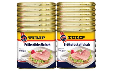 Produktbild von Tulip Frühstücksfleisch 12 x 340 g Dosen Vorratspackung