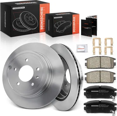 Zdjęcie produktu dla Frankberg Tarcze + Klocki tył dla Chevrolet Captiva C100 C140 Opel Antara