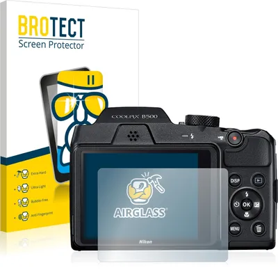 Produktbild von BROTECT Schutzglas für Nikon Coolpix B500 Schutzfolie Panzer Folie Glas Display Schutz klar