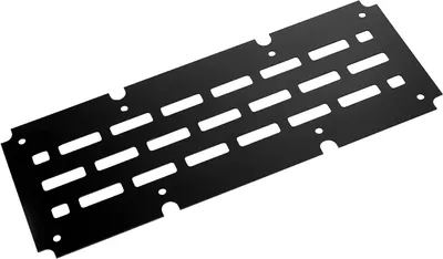 Productafbeelding van Rockboard Base Plate - Montageplaat Bodemplaat - Pedalen Organiseren - Universele Montageoplossing - 61 x 25 x 2.5 cm - Zwart