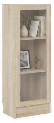 Produktbild von Bücherregal Goring, Büroregal, Mobiler Buchhalter, Bücherbrett, 41x28 h107 cm, Eiche