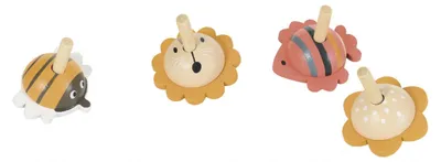 Produktbild von Holzspinnräder mit verschiedenen Formen, Egmont Toys