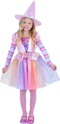 Produktbild von Smiffys - Hexenkostüm Halloween - Mädchen SM2784 (146-152) (Bunt)