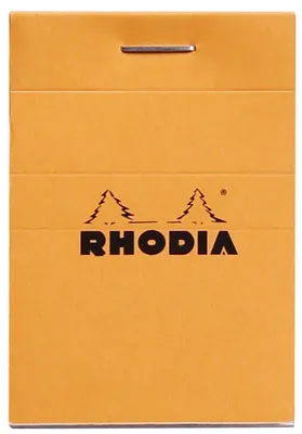 Image de RHODIA Bloc-notes No. 10 DIN A8 kariert orange 80 Blatt