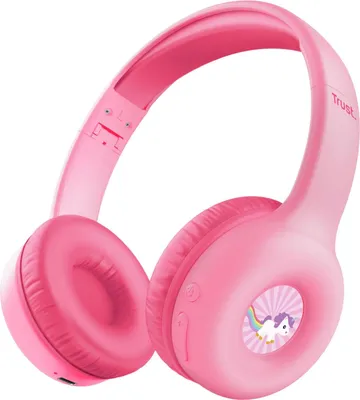 Produktbild von Trust Nouna Kopfhörer Verkabelt & Kabellos Kopfband Anrufe/Musik USB Typ-C Bluetooth Pink