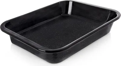 Produktbild von Orion | Backblech - Emaille - Kratzfest - Hitzebeständig - 41x32x6 cm - zum Backen und Braten - Antihaftbeschichtung