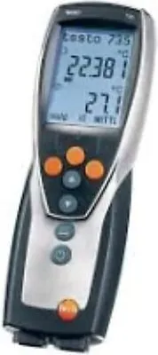 Zdjęcie produktu dla testo - 735-2 - 0563 7352 - Przyrząd pomiarowy (3-kanałowy) do pomiaru temperatury