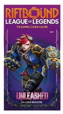Immagine prodotto di Pacchetto Booster 14 Carte della TCG di League of Legends: Riftbound Unleashed