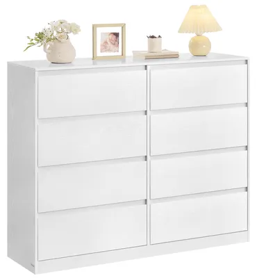 Produktbild von VASAGLE Kommode mit 8 Schubladen, Kommodenschrank, Schubladenschrank, Wäschekomm
