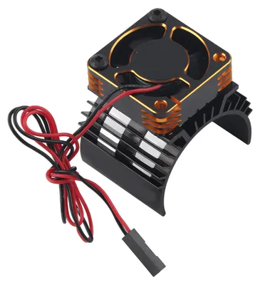 Zdjęcie produktu dla metalowy wentylator silnika 28000 rpm Wytrzymały radiator do F540 550 3650 3660 30 mmZłoty