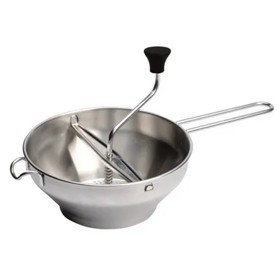 Produktbild von INOXIBAR Gemüsemühle / Topfpüree Edelstahl - Ø 20 cm - 3 Scheiben - Grau
