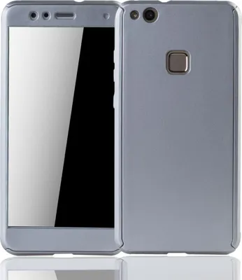 Zdjęcie produktu dla Etui na telefon komórkowy Pokrowiec ochronny na Huawei P10 Lite Pełna obudowa Osłona ekranu 360 Srebrny
