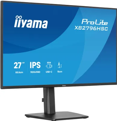 Produktbild von iiyama ProLite XB2796HSC-B1 Computerbildschirm 68,6 cm (27") 1920 x 1080 Pixel Full HD LED Schwarz