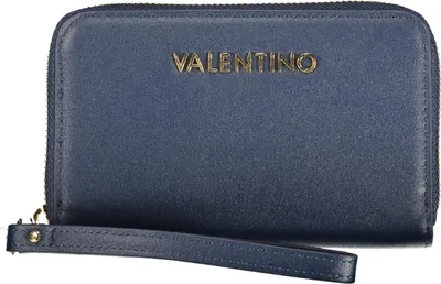 Immagine prodotto di Elegante portafoglio da donna: blu con scomparti e cerniera
