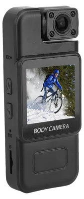 Produktbild von Am Körper getragene 4K-Kamera mit intelligenter Bildstabilisierung, IP65-, wasserdicht, tragbare Bodycam, tragbarer Videorekorder für Outdoor-Aktivitäten