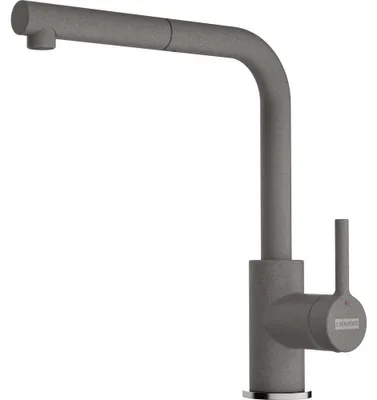 Produktbild von Franke 115.0728.486, Standard, Grau, Messing, Hebelgriffe, Einzelbild, 3/8"