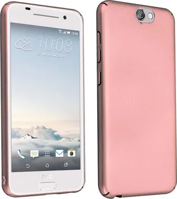 Produktbild von Cadorabo Hülle für HTC ONE A9 Schutzhülle in Rosa Hard Case Handy Hülle Etui
