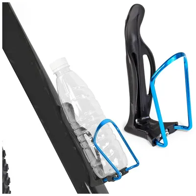 Produktbild von Metallischer Fahrrad-Flaschenhalter für Trinkflaschen, Leichtgewicht, Schwarz