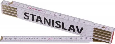 Produktbild von Zollstock (Gliedermaßstab) 2m STANISLAV (PROFI, weiß, Holz)