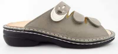 Produktbild von Finn Comfort Kos taupe latte Damen Pantolette in Beige, Größe 41