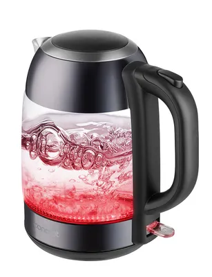 Produktbild von Concept RK 4082 Schnurloser Wasserkocher, Glasgehäuse, 1,7 l FÃ1/4llmenge, 2200 Watt, 360° Sockel, Trockengehschutz, Kalkfilter, Abschaltautomatik