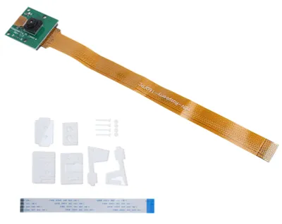 Image de pour le kit caméra Raspberry Pi 3 : support de fixation pour module caméra, câble de 15 cm pour Zero 1.3/Zero W