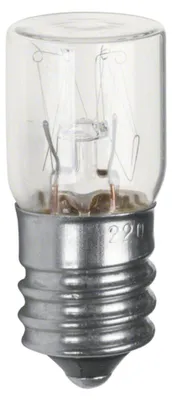Produktbild von Hager E14 3W 161003 GlÃ1/4hlampe, klar, 3 Watt