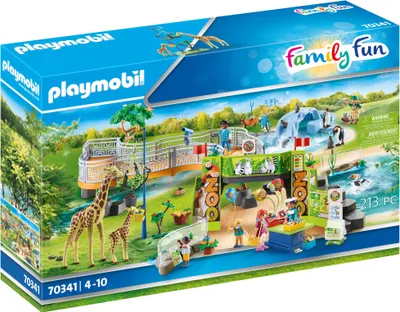 Zdjęcie produktu dla PLAYMOBIL FamilyFun 70341, Zoo, 4 lat(a), Wielobarwny, Plastik