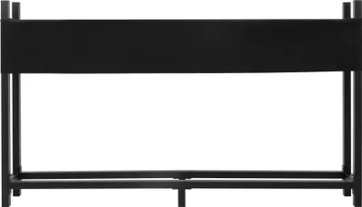 Produktbild von ML-Design Metall Kaminholzregal mit Abdeckung , Anthrazit, Stapelhilfe Außen mit Schutzhülle, 0,8m³/1,3 SRM