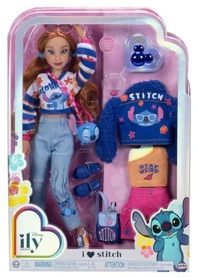 Zdjęcie produktu dla Disney ily 4EVER i  Stitch, Lalka modowa, Damski, 6 lat(a), Dziewczyna, 300 mm, Wielobarwny