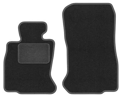 Image de Tapis avant en moquette pour BMW 6 F06 2012-2019 (Gran coupe) – 2 pièces, gris graphite, sur mesure – Wielganizator LUX
