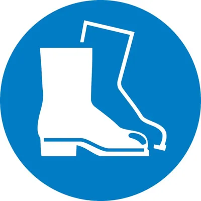 Obrázok produktu pre SafetyMarking® Gebotsschild   - Fußschutz benutzen