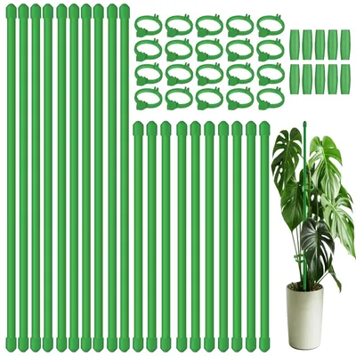 Immagine prodotto di Set di 20 supporti per piante con clip, ideali per piante da giardino