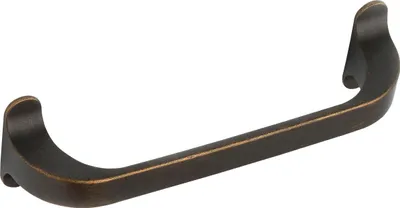 Produktbild von Furnipart Griff Locker LA 128mm - antiker Möbelgriff - Bügelgriff Breite 140mm, Zinkdruckguss antik braun