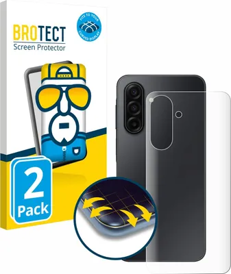 Produktbild von 2x BROTECT Fullscreen Schutzfolie für Samsung Galaxy A17 5G (Rückseite) Displayschutz Folie Fullcover Klar Transparent