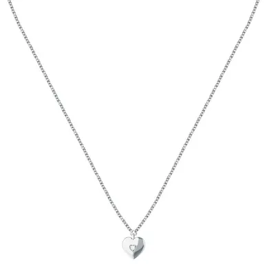 Immagine prodotto di Collana d'argento con cuore Dono SAZL01