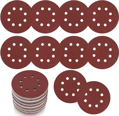 Produktbild von 30 Stk Schleifpapier 125mm Klett, Schleifscheiben, 8 Löcher Rund Klett Schleifpapier für Exzenterschleifer Holz, Metall, Farbe (40 Körnung)