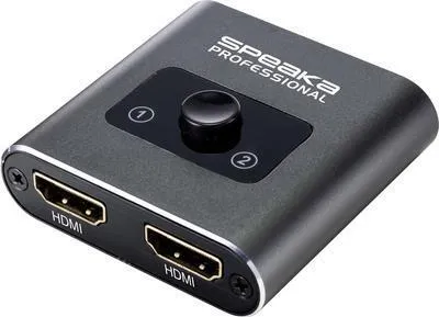 Obrázek produktu pro SpeaKa Professional SP-BDS-120 1+2 portový přepínač HDMI s podporou Ultra HD 3840 x 2160 pixelů (SP-9261376)