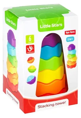 Produktbild von Kleine Sterne Stapelturmtorte 6-teilig