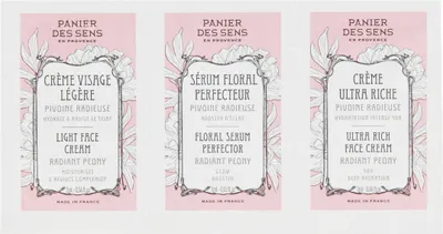 Immagine prodotto di Panier des Sens Radiant Peony Skin Sample Trio